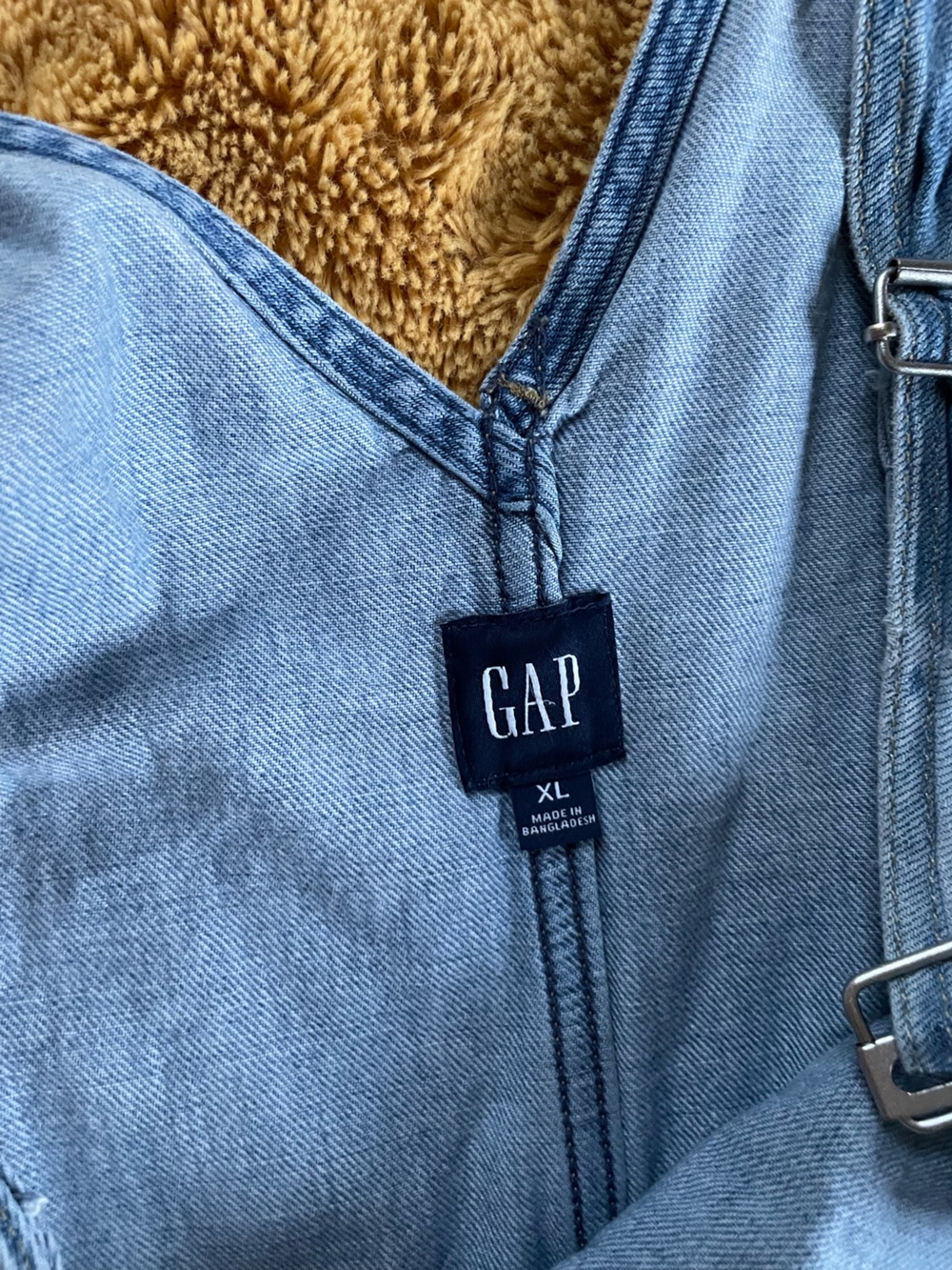 GAP Light Blue Denim Women's Overalls - Picture 5 of 9